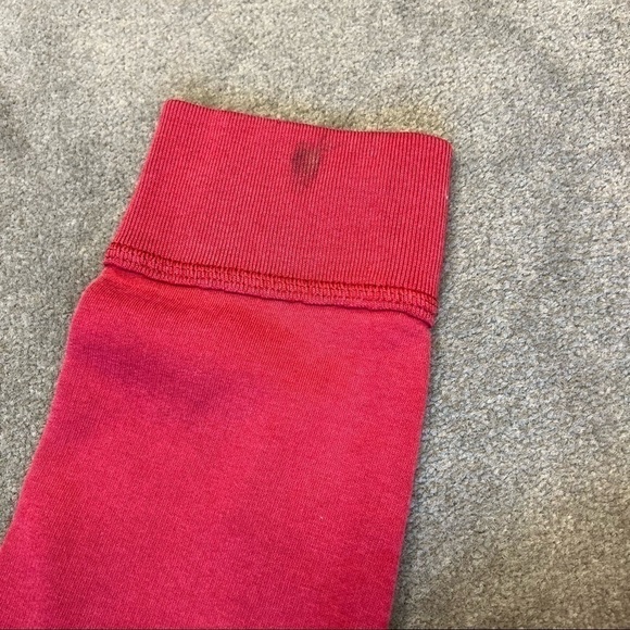 AÉROPOSTALE athletic department red hoodie with pocket, M, patchwork stitching. - Picture 8 of 14
